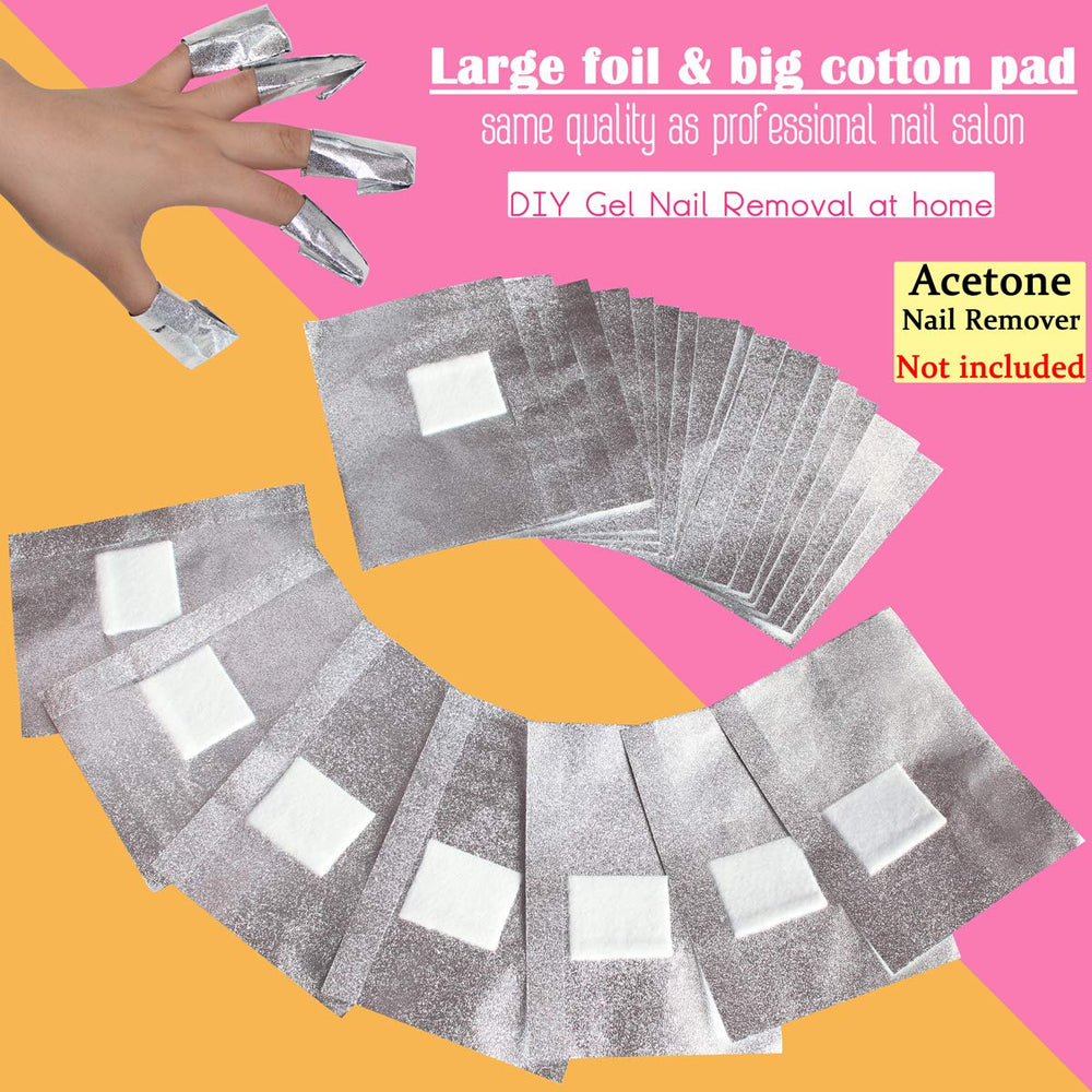 MIILYE wrap with pre-attached lint-free pad for clean, quick gel removal