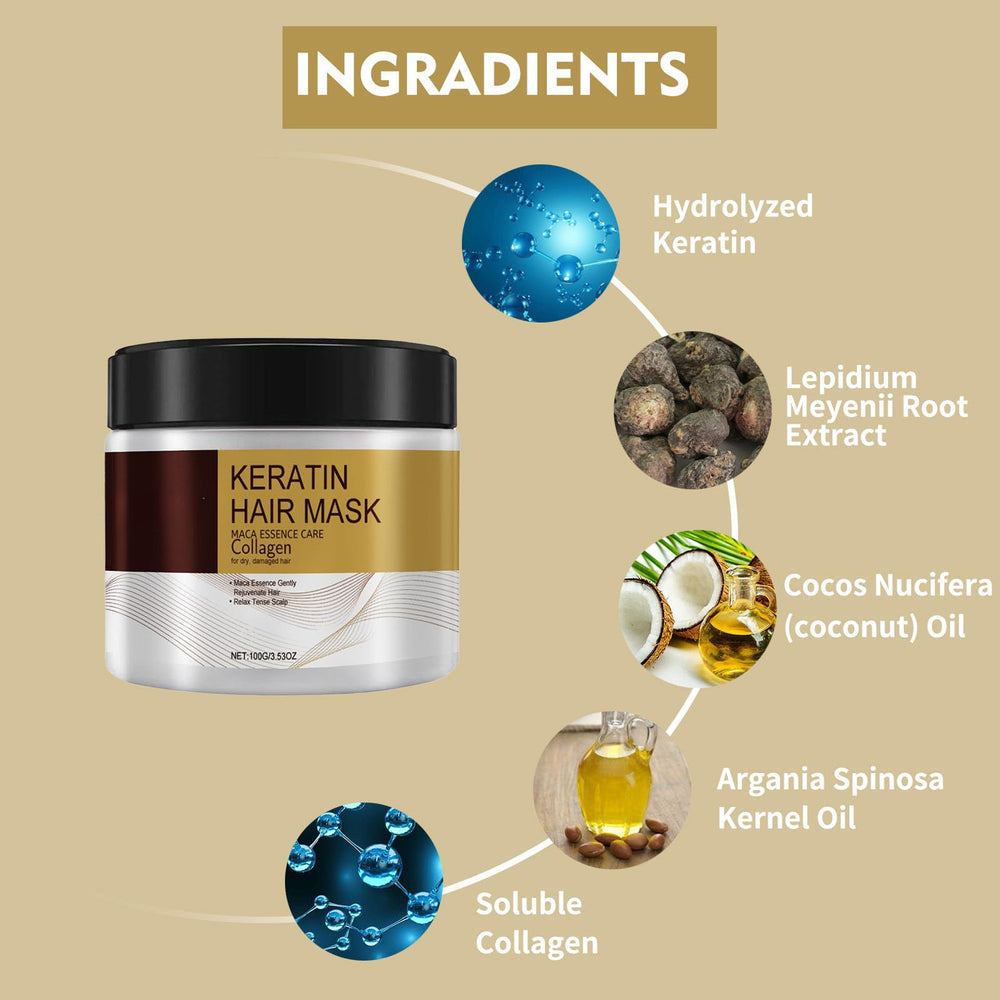 Mijaution Collagen Hair Mask suitable for color-treated hair care
