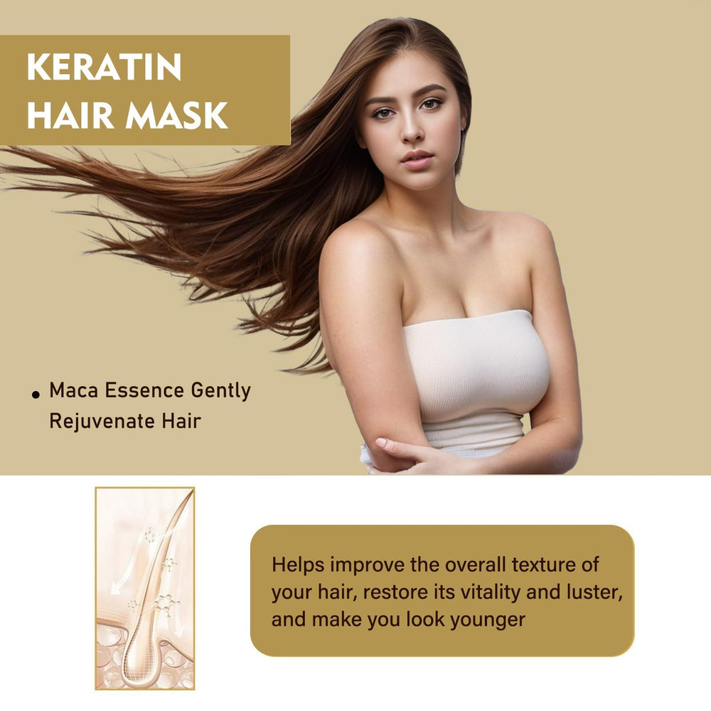 Mijaution Collagen Hair Mask for dry damaged hair restoration
