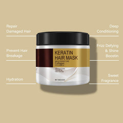 Mijaution Collagen Hair Mask ingredients argan oil highlight for nourished shine