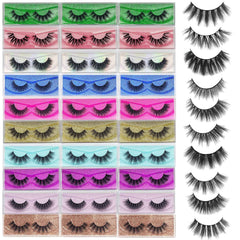 Mikiwi 30-pack eyelashes offer versatile looks for everyday style.