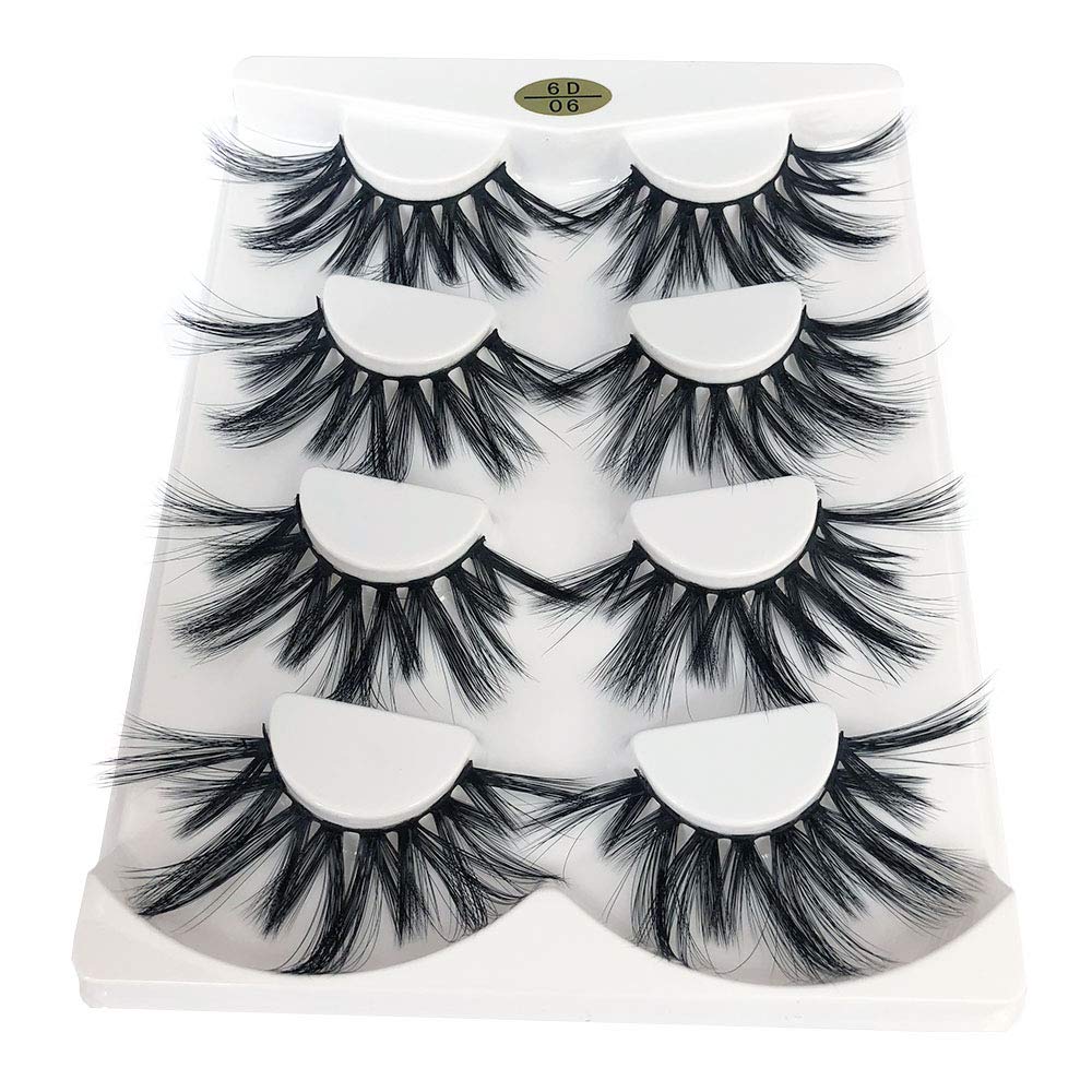 Mikiwi Lashes 6D faux mink extensions add rich volume.