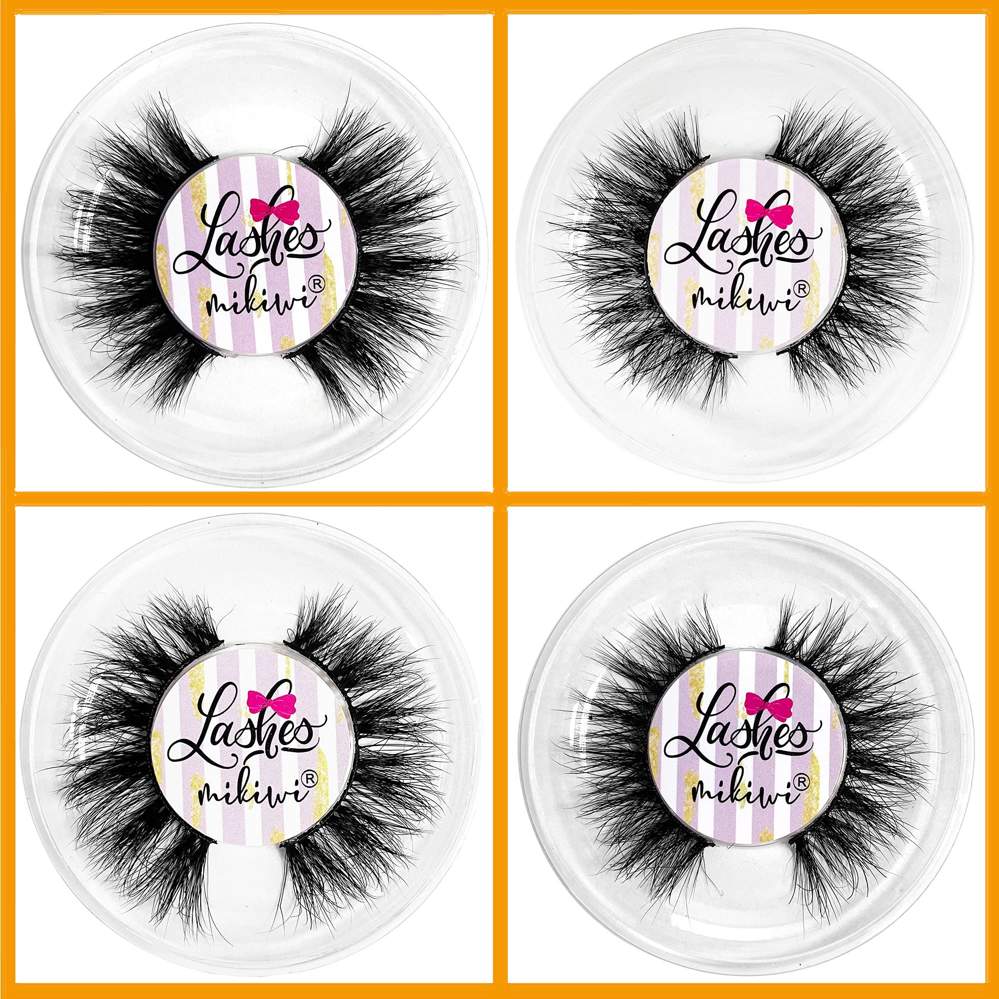 Mikiwi mink lashes reusable 20-25 wears with proper care
