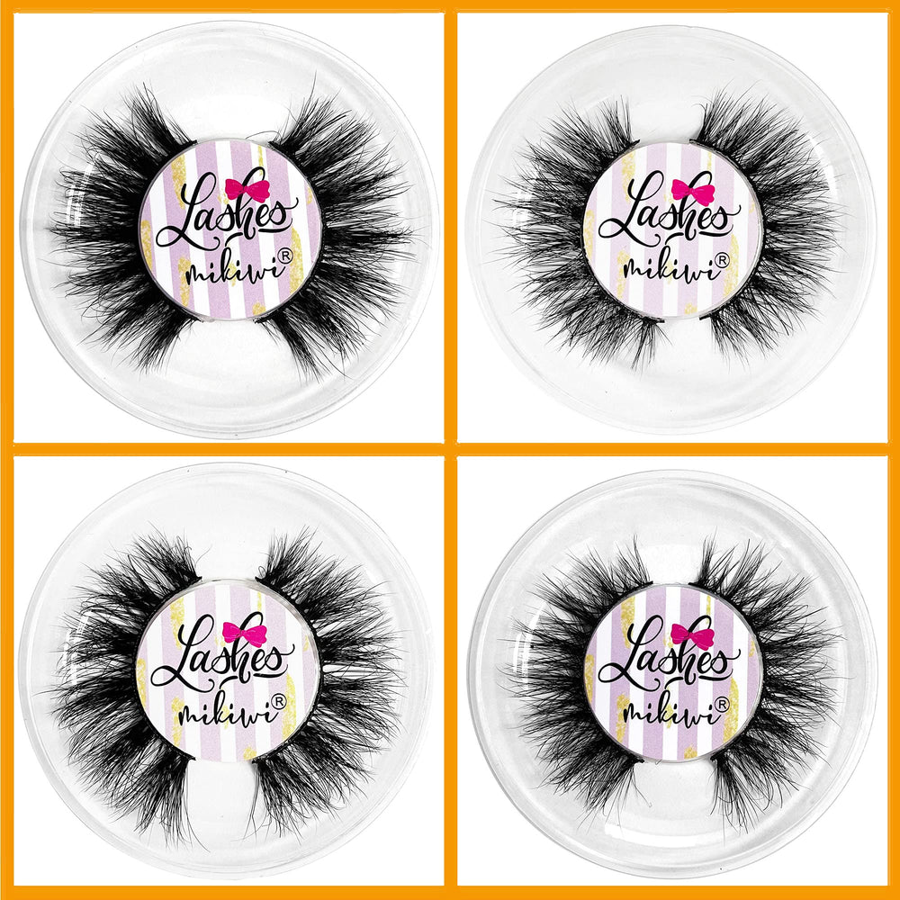 Mikiwi mink lashes reusable 20-25 wears with proper care