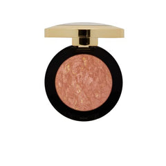 Milani Baked Blush Rose D'Oro matte swatch for soft buildable color