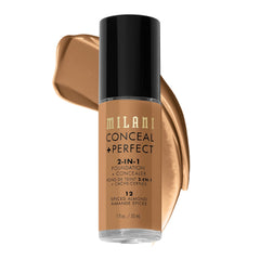Milani Conceal Perfect bottle with pump for natural, long-lasting coverage