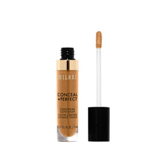 Close-up of under-eye application with Milani concealer for bright, crease-free finish