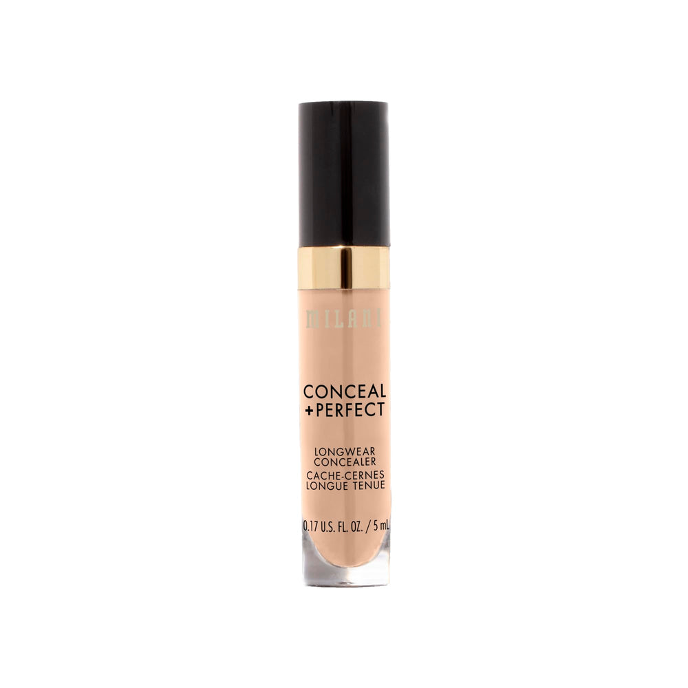 Milani Conceal + Perfect Longwear Concealer carries vegan, cruelty-free status for ethical choice