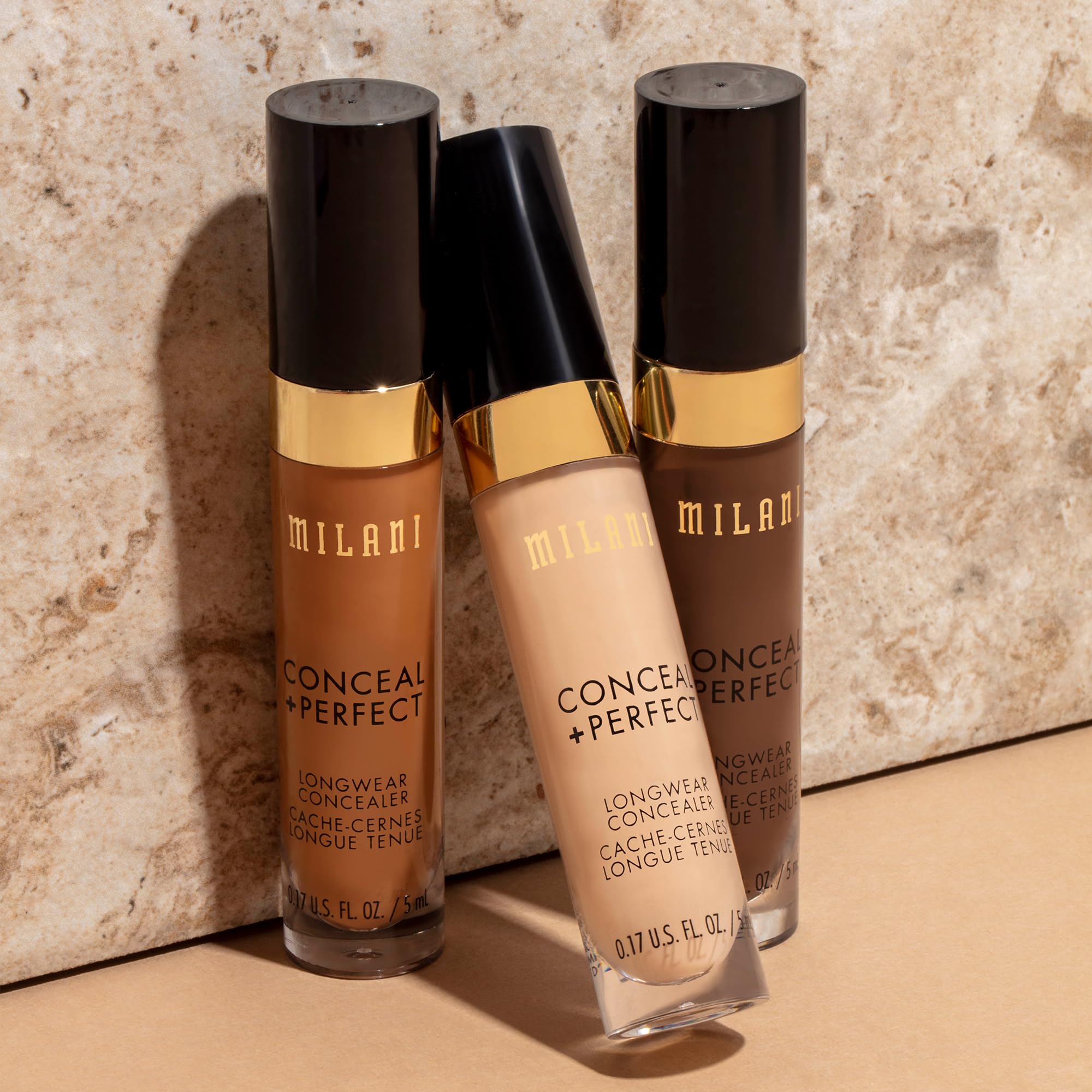 Vitamin E and hyaluronic acid in Milani concealer providing moisture