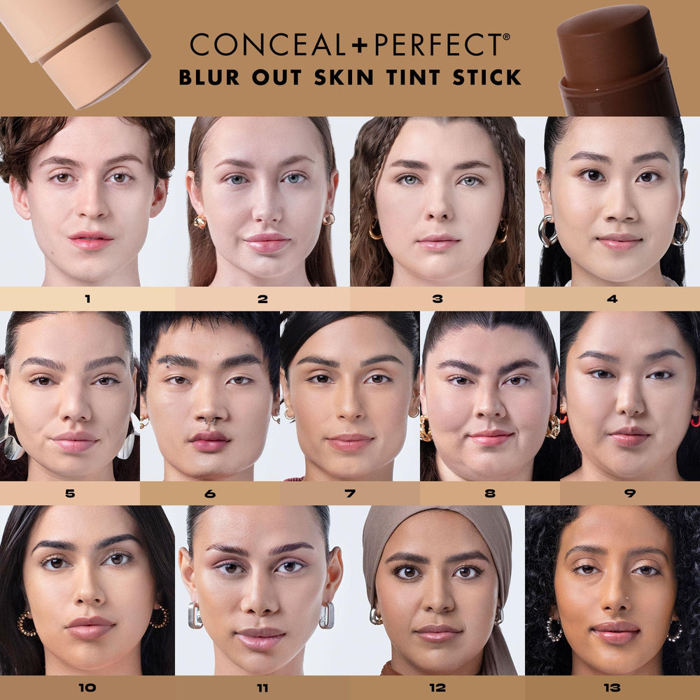 Milani Conceal + Perfect Skin Tint Stick 03 arm swatch demonstrates buildable coverage.