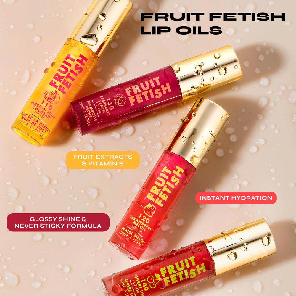Texture swirl closeup of Milani Fruit Fetish Lip Oil