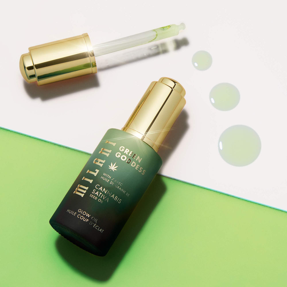 Dropper release demonstrates precise dosing of Milani Glow Oil.