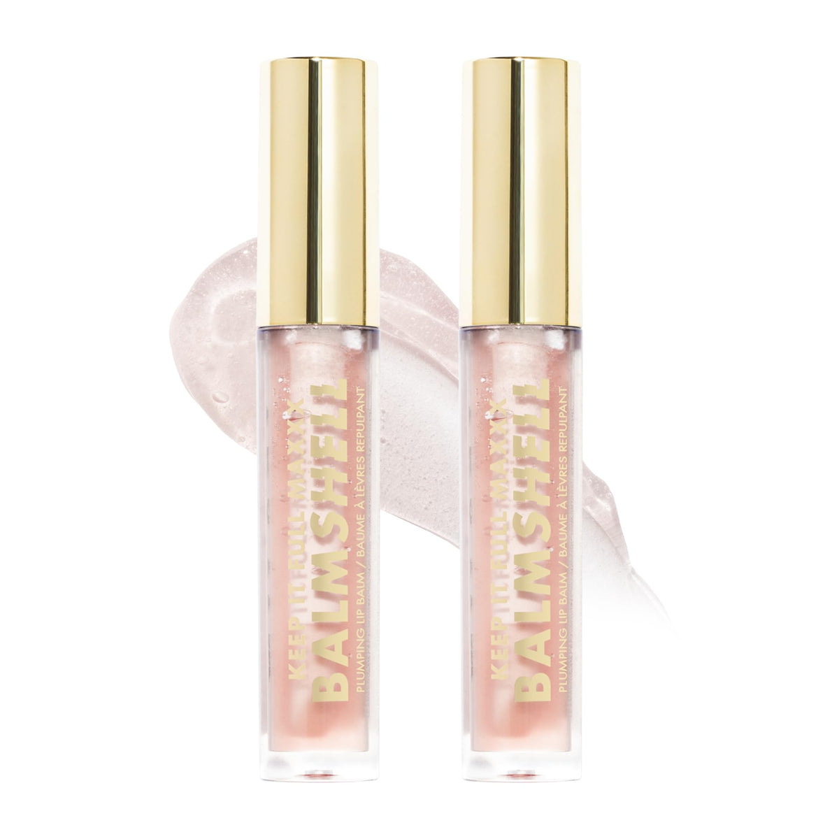 Milani Keep It Full Maxxx Balm Shell tube close-up for hydration and nourishment.