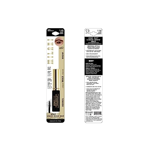 Milani Stay Put Brow Wax brush detail highlighting smooth, no-mess formula.