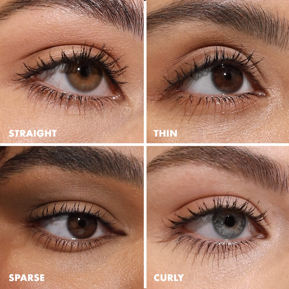 Milani Tubing Mascara brush close-up enables precise, clump-free application