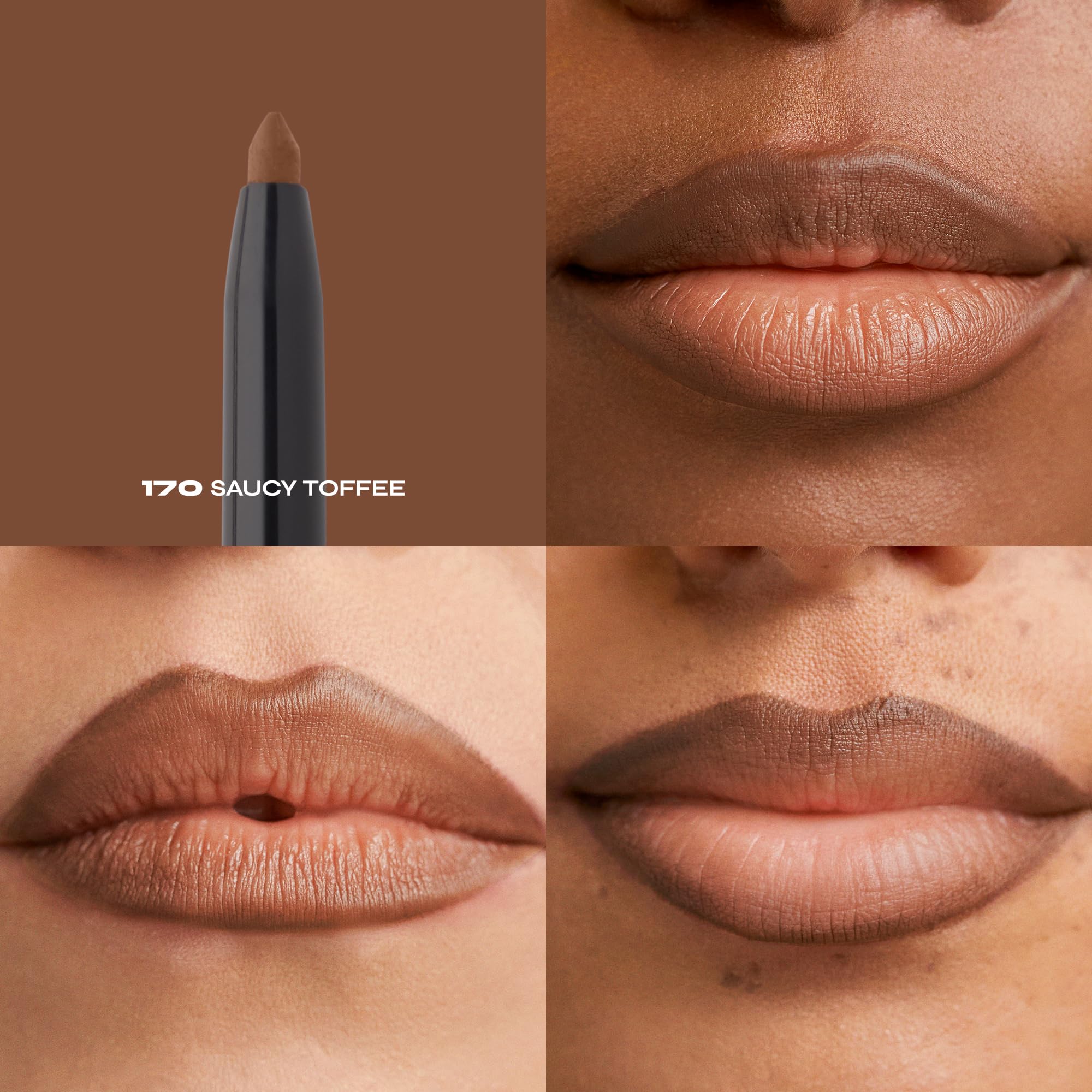 Creamy glide-on texture from Milani Understatement Lipliner Pencil for smooth lip lining.