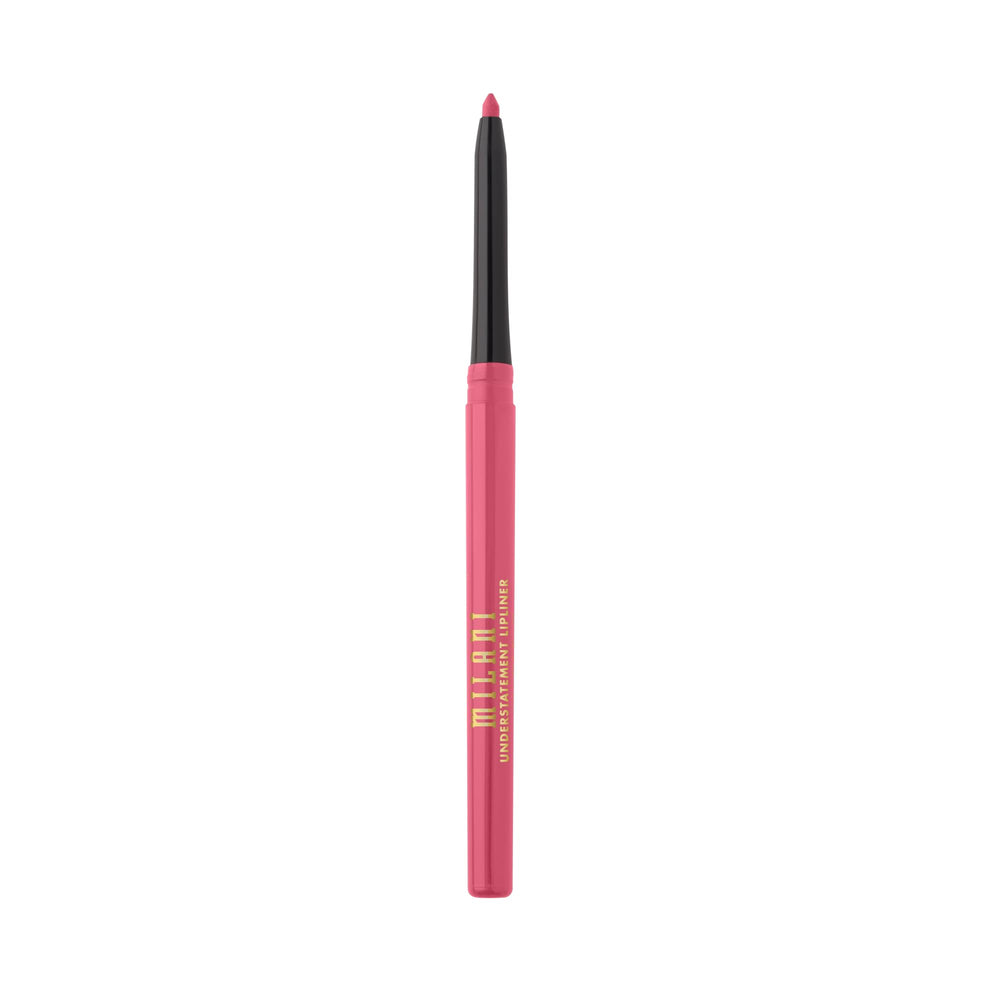 Milani Understatement Lip Liner tracing and contouring for defined lips.