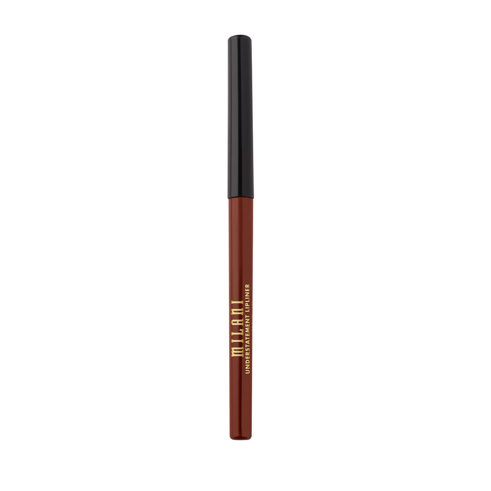 Milani Understatement Lipliner packaging highlights compact retractable design for on-the-go touch-ups.