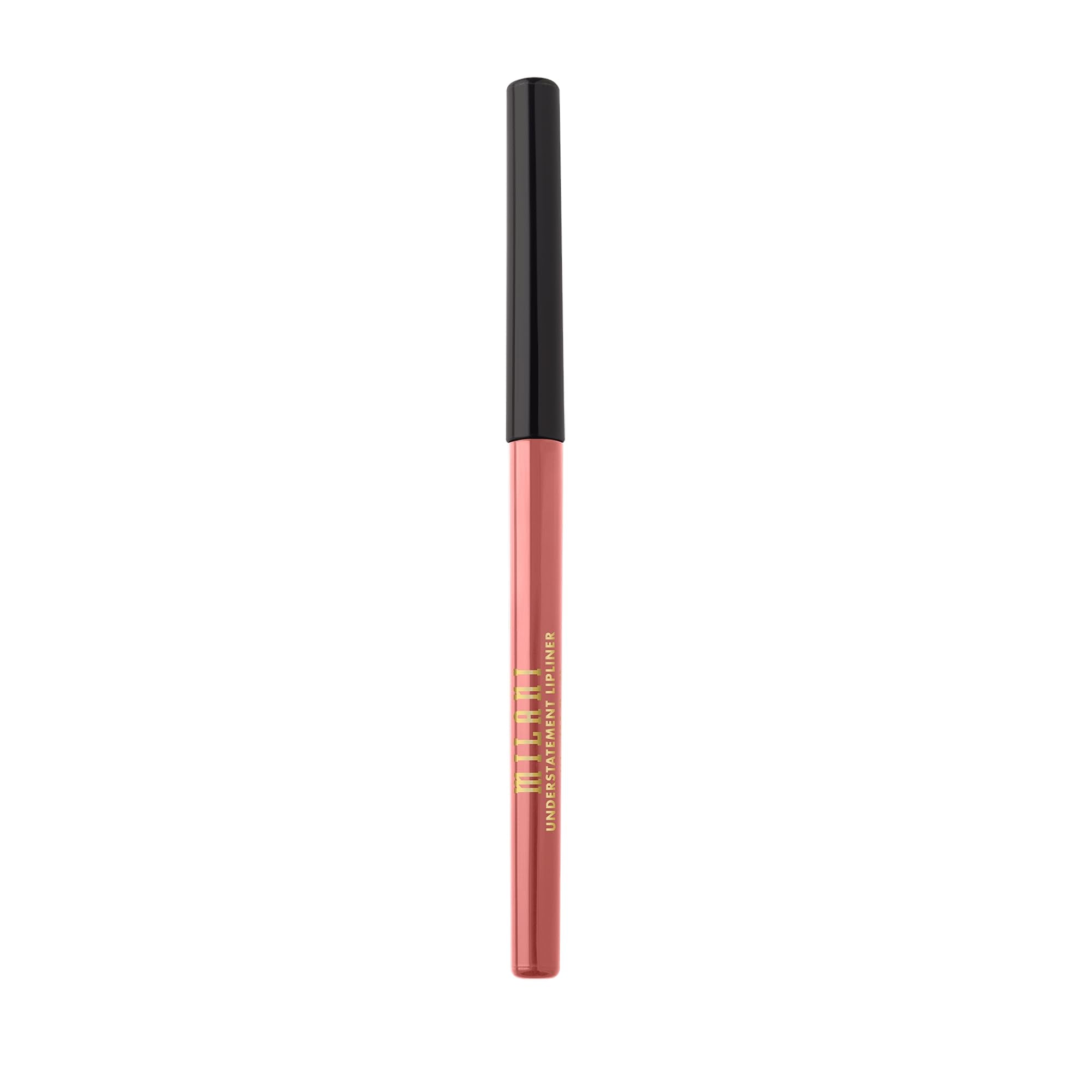 Milani Understatement Lipliner Pencil shade card highlights twelve shade range