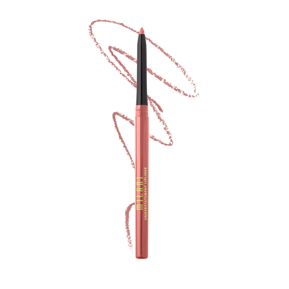 Milani Understatement Lipliner Pencil close up shows creamy pigment for precise definition