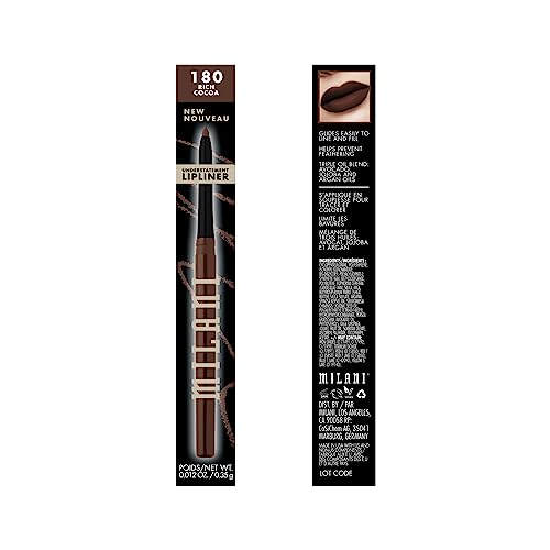 Milani Understatement Lip Liner Pencil creamy glide defines lips with comfortable wear