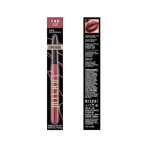 Creamy glide ensures comfortable, even application with Milani Understatement Lip Liner.