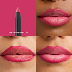 Close-up of Milani Understatement Lip Liner defining the outer lip edge.