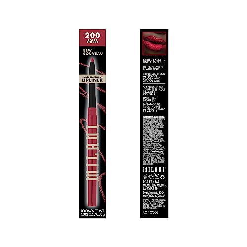 Milani Understatement Lipliner retractable mechanism demonstrates easy, precise application.