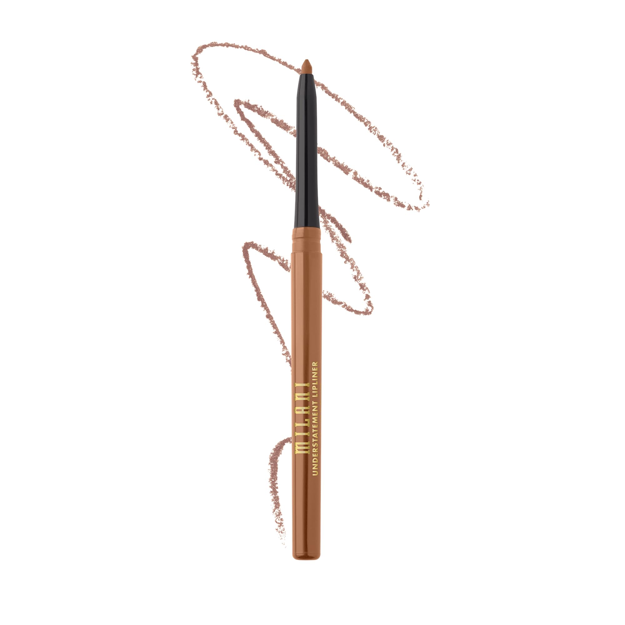 Milani Understatement Lipliner with retractable tip enables precise definition and easy lip shaping.