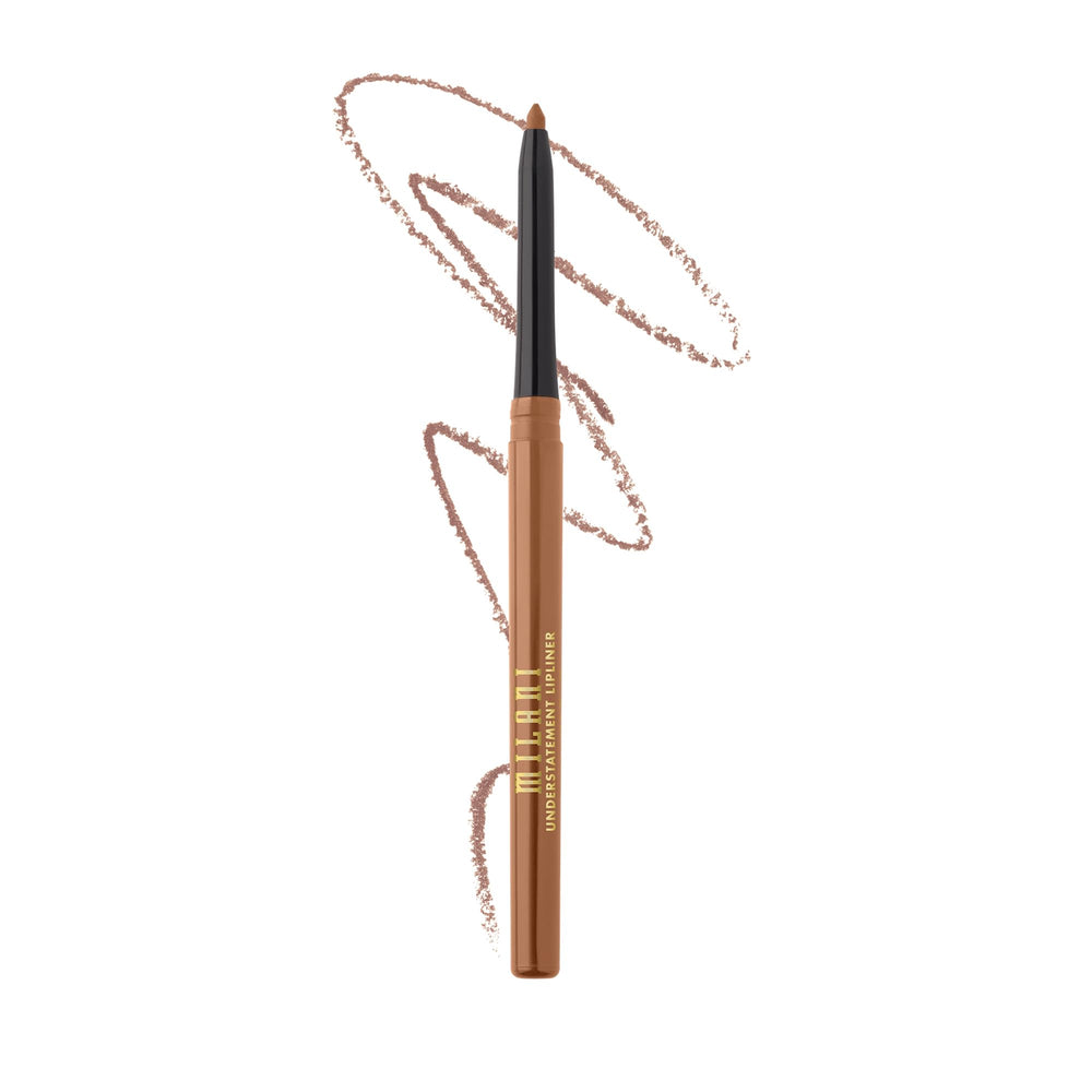 Milani Understatement Lipliner with retractable tip enables precise definition and easy lip shaping.