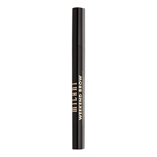 Milani Weekend Brow Tint Espresso swatch on skin showing natural depth.