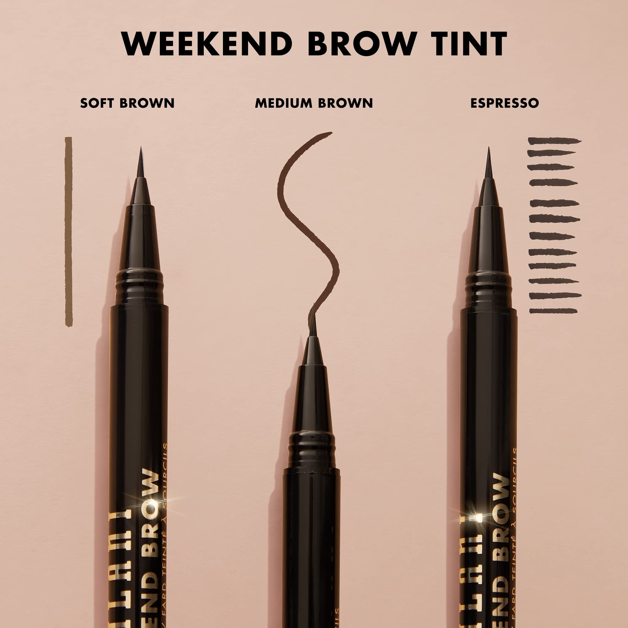 Milani Weekend Brow Tint vegan cruelty-free formula for ethical beauty.