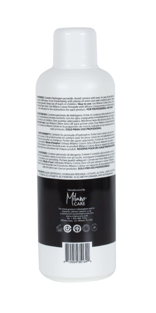 Milano Care Peroxide Cream mix consistency enables drip-free application