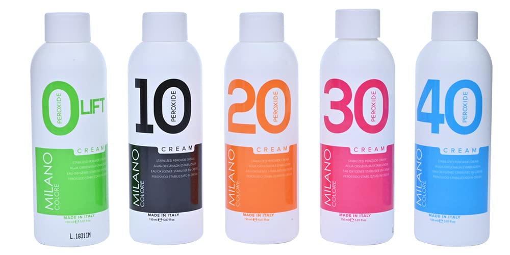 Milano Care Peroxide Cream ready for professional bleaching and lift