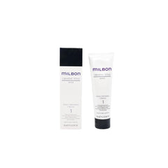 Milbon Creative Style Wave Defining Cream bottle pour showing hydrating formula for waves