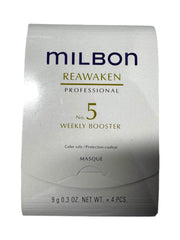 Milbon N°5 Reawaken — bouteille pratique favorisant l'hydratation durable.