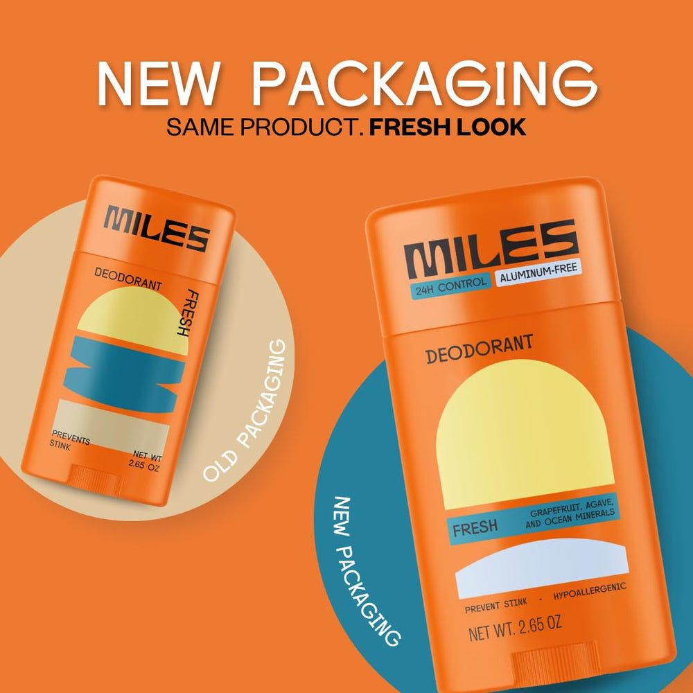 Close-up of Miles Kids Deodorant being applied for easy use.