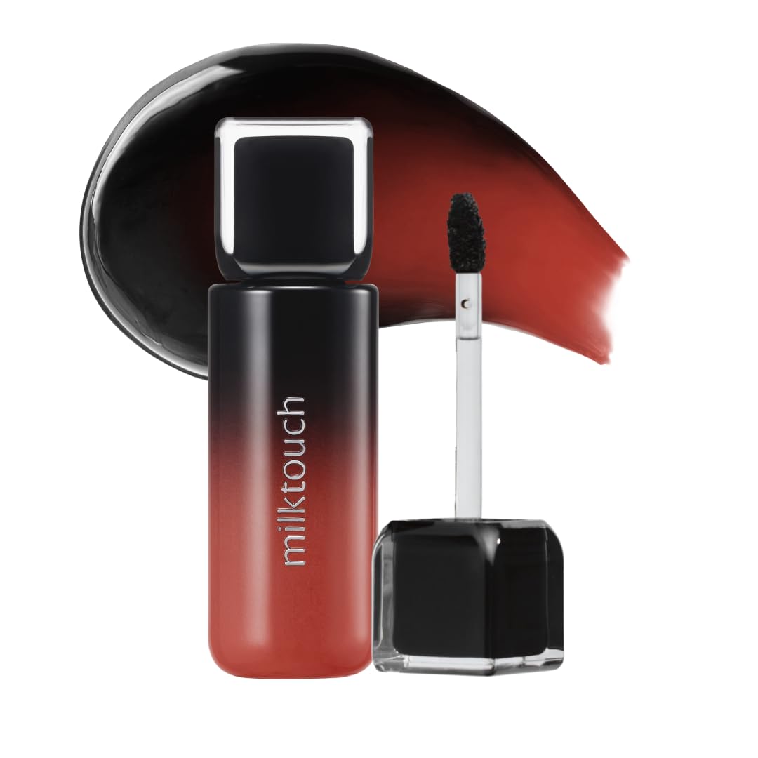 MILKTOUCH packaging showcases sleek Black Peel Off Lip Tattoo for gifting