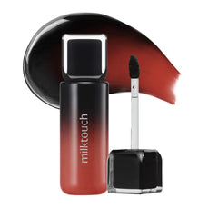 MILKTOUCH packaging showcases sleek Black Peel Off Lip Tattoo for gifting