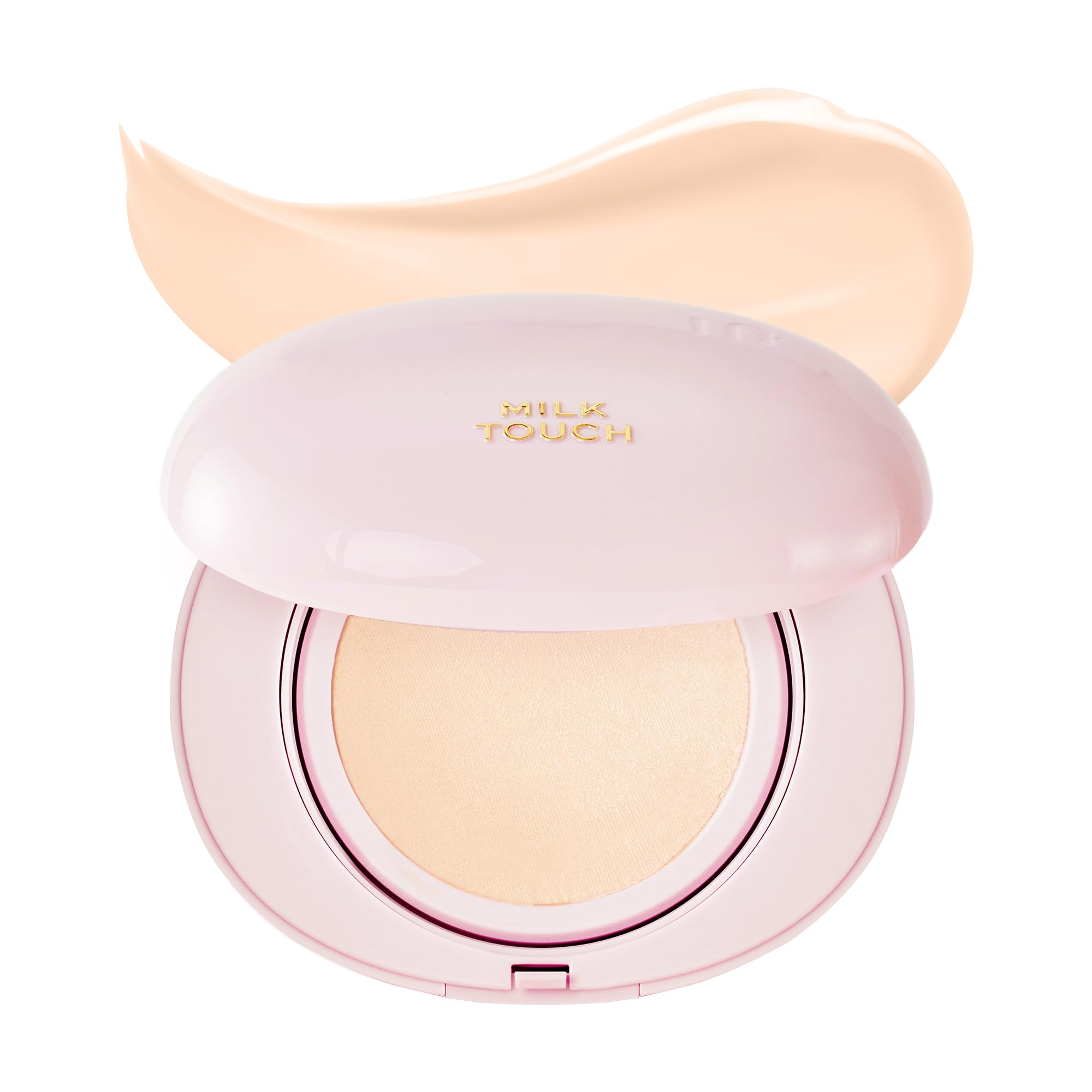 MILKTOUCH cushion foundation compact closed for travel-ready natural glow