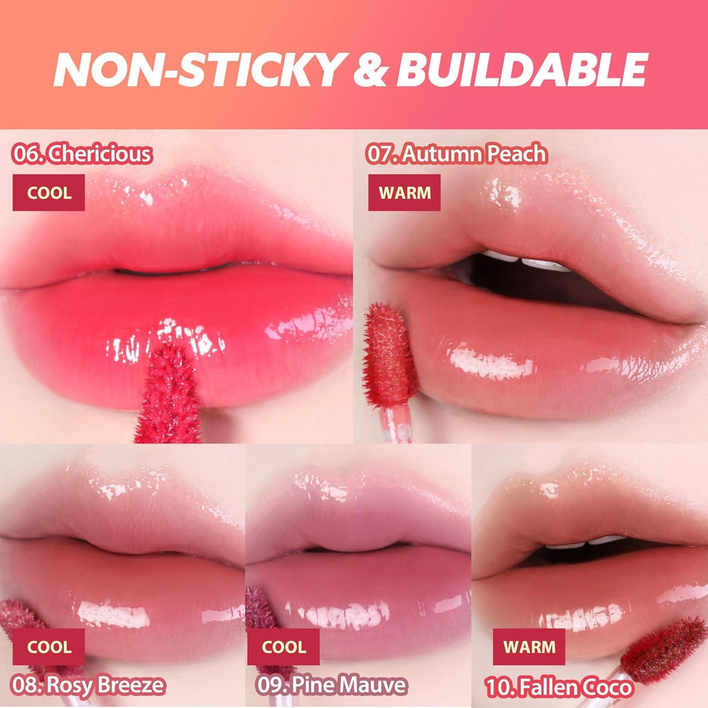 MILKTOUCH Lip Tint long-lasting stain that stays through meals.