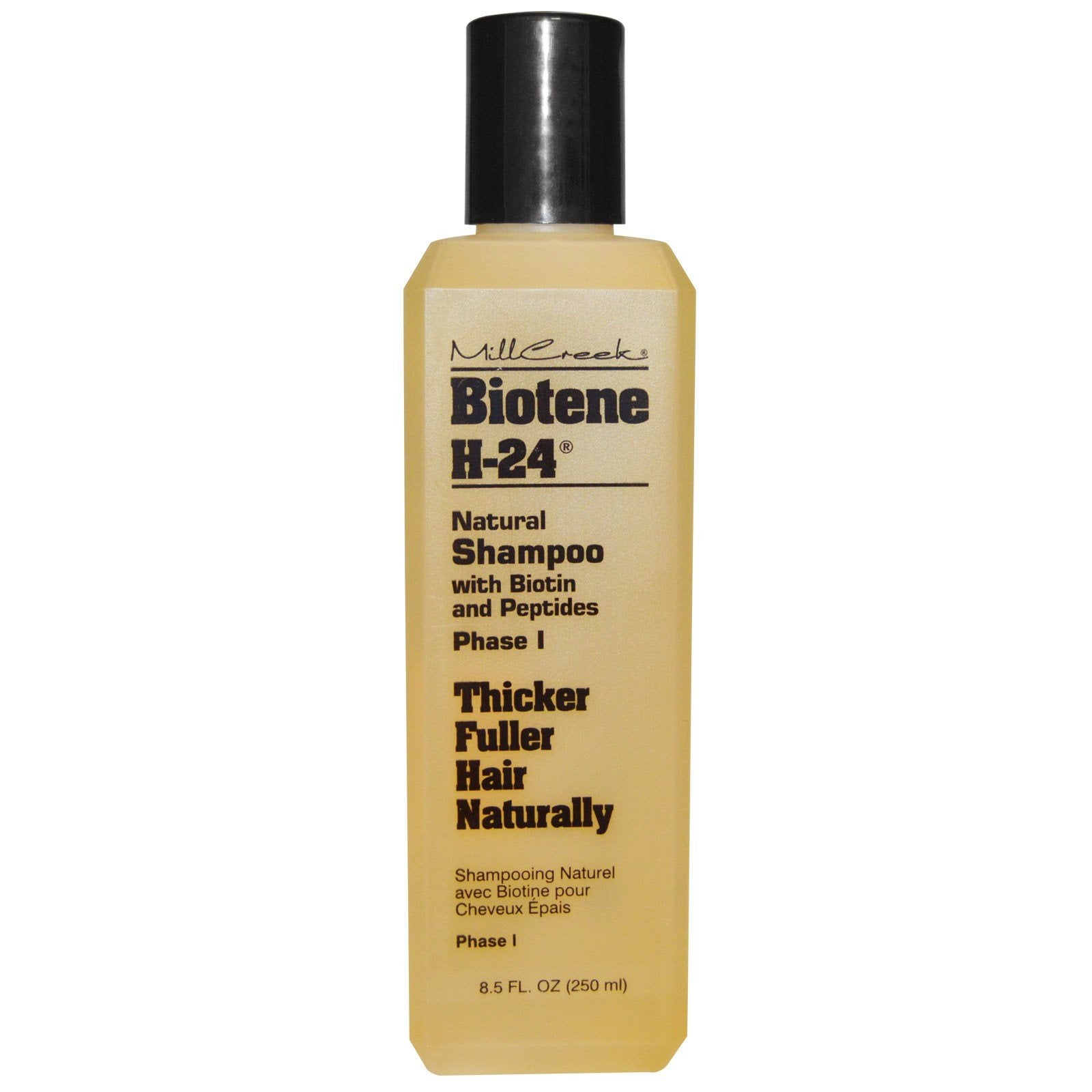 Mill Creek Biotene H-24 Conditioner bottle delivers lightweight moisture for detangling.