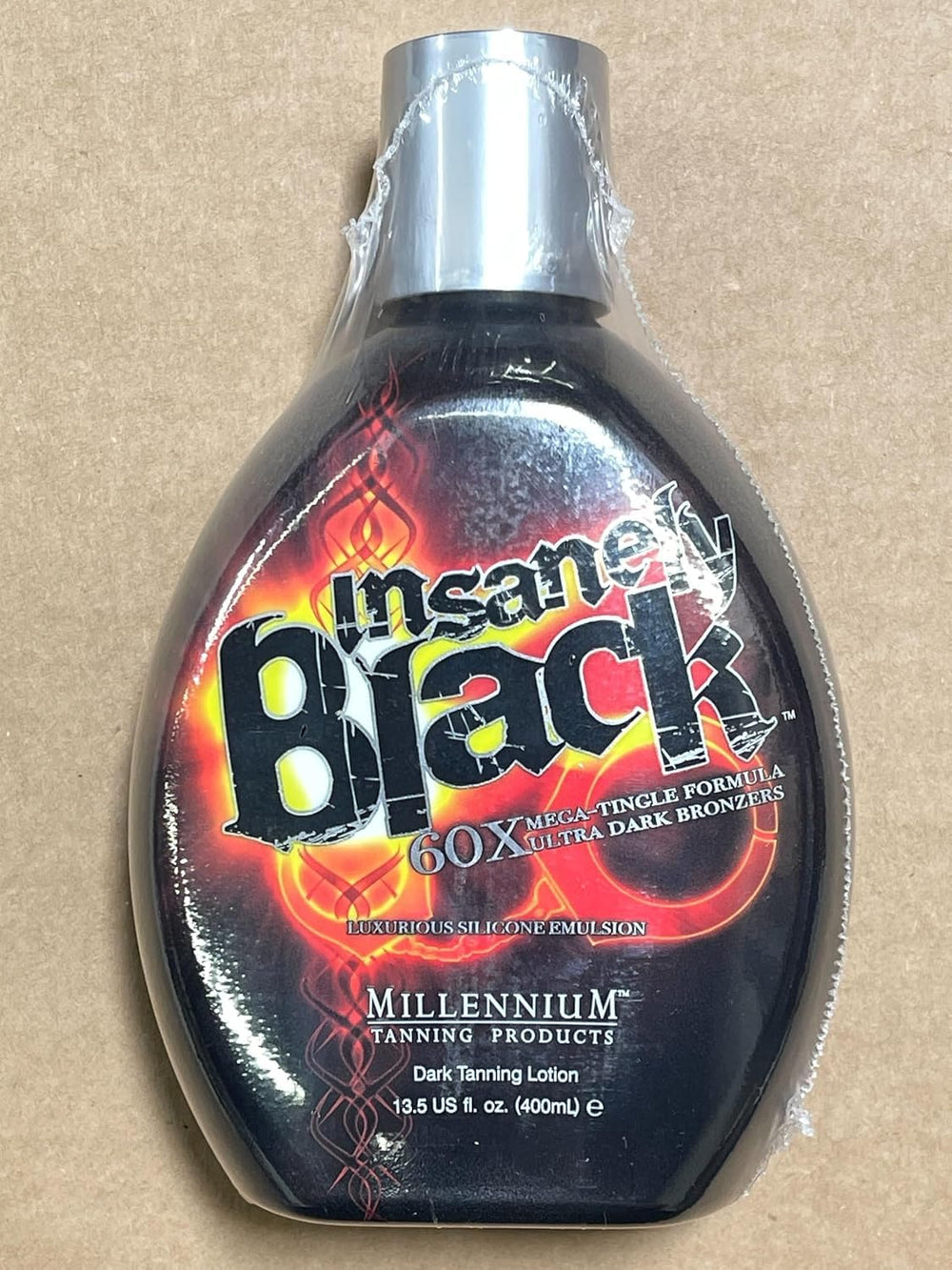 Indoor-outdoor glow from Millennium Tanning Insanely Black 60x for a beachy vibe