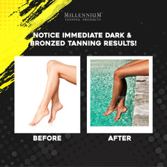 Indoors and outdoors with Paint it Beyond Black for bronzing in any setting