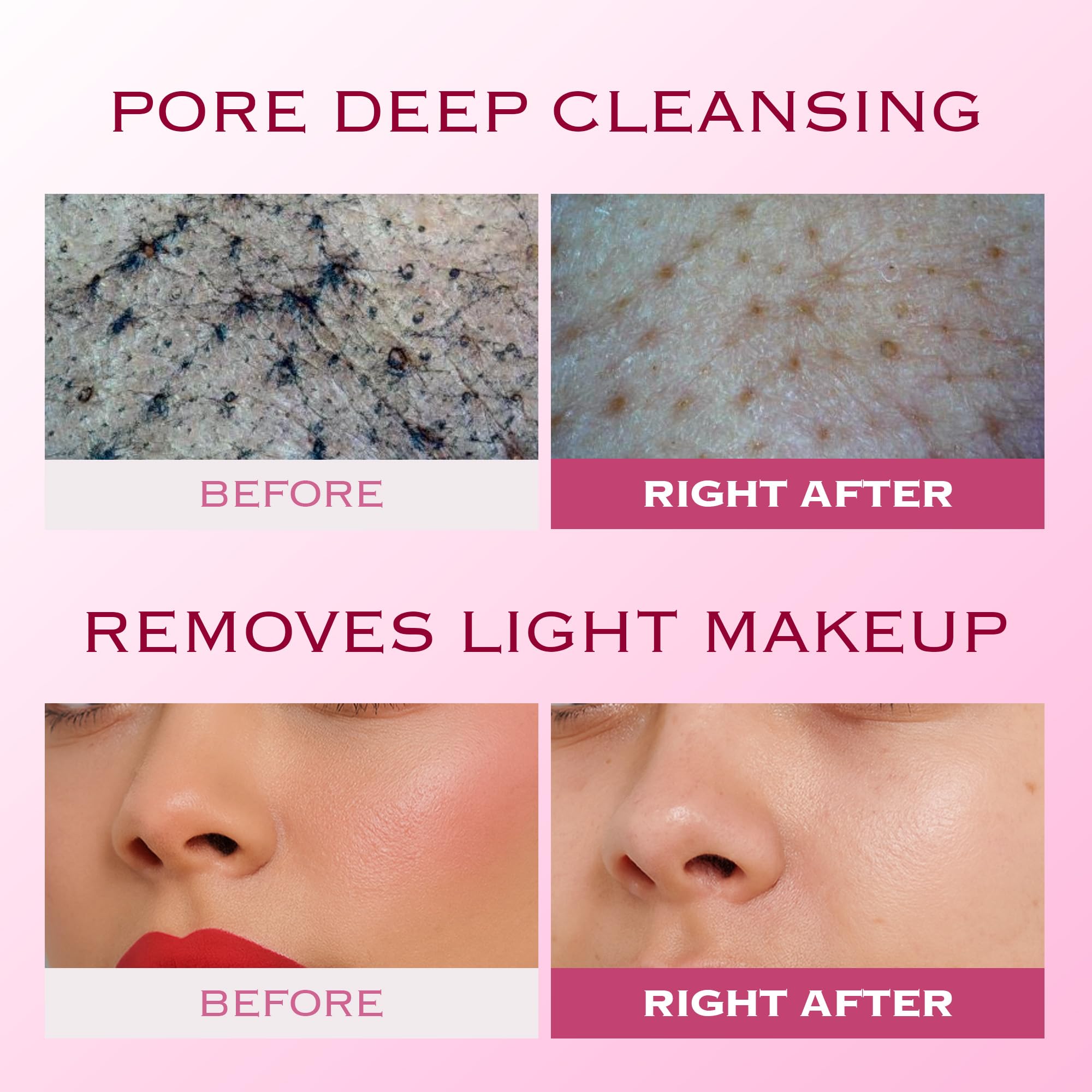 Mimmua! Creamy foam with micro-bubbles for soft cleansing close-up.