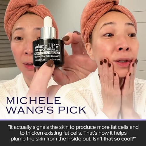 mimmua Volume Up Time Block Serum dropper enables precise, mess-free application