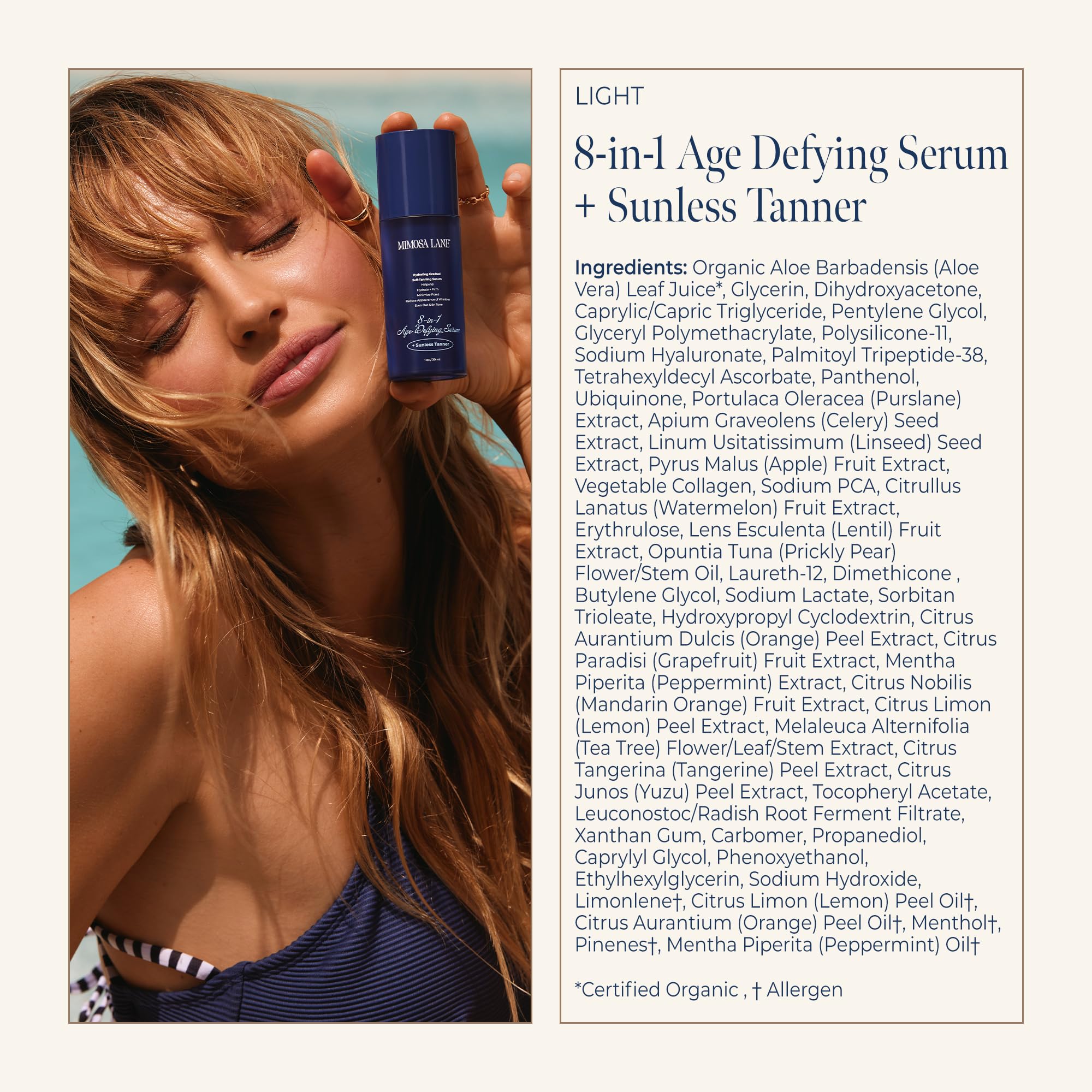Mimosa Lane Self Tanner shade dial illustrating customizable color build.