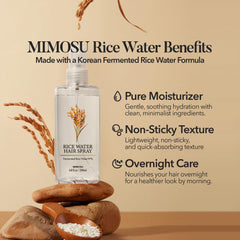 MIMOSU pha toner mist showing quick-absorbing conditioning.