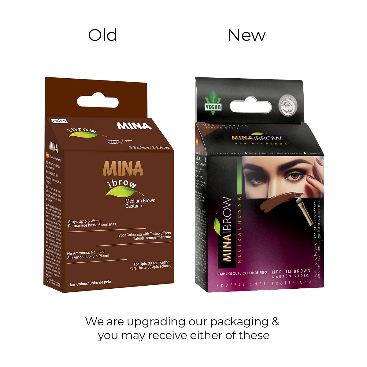 MinaiBrow kit with brush enabling precise, controlled application for natural look