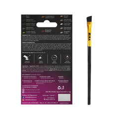 MinaiBrow swatch shows seamless color match on skin and brow hairs.